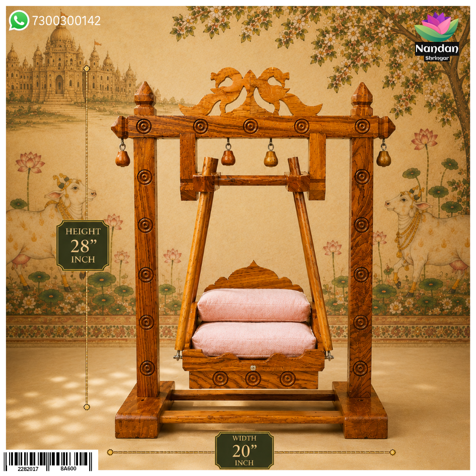 Wooden Hindola Square - No.4
