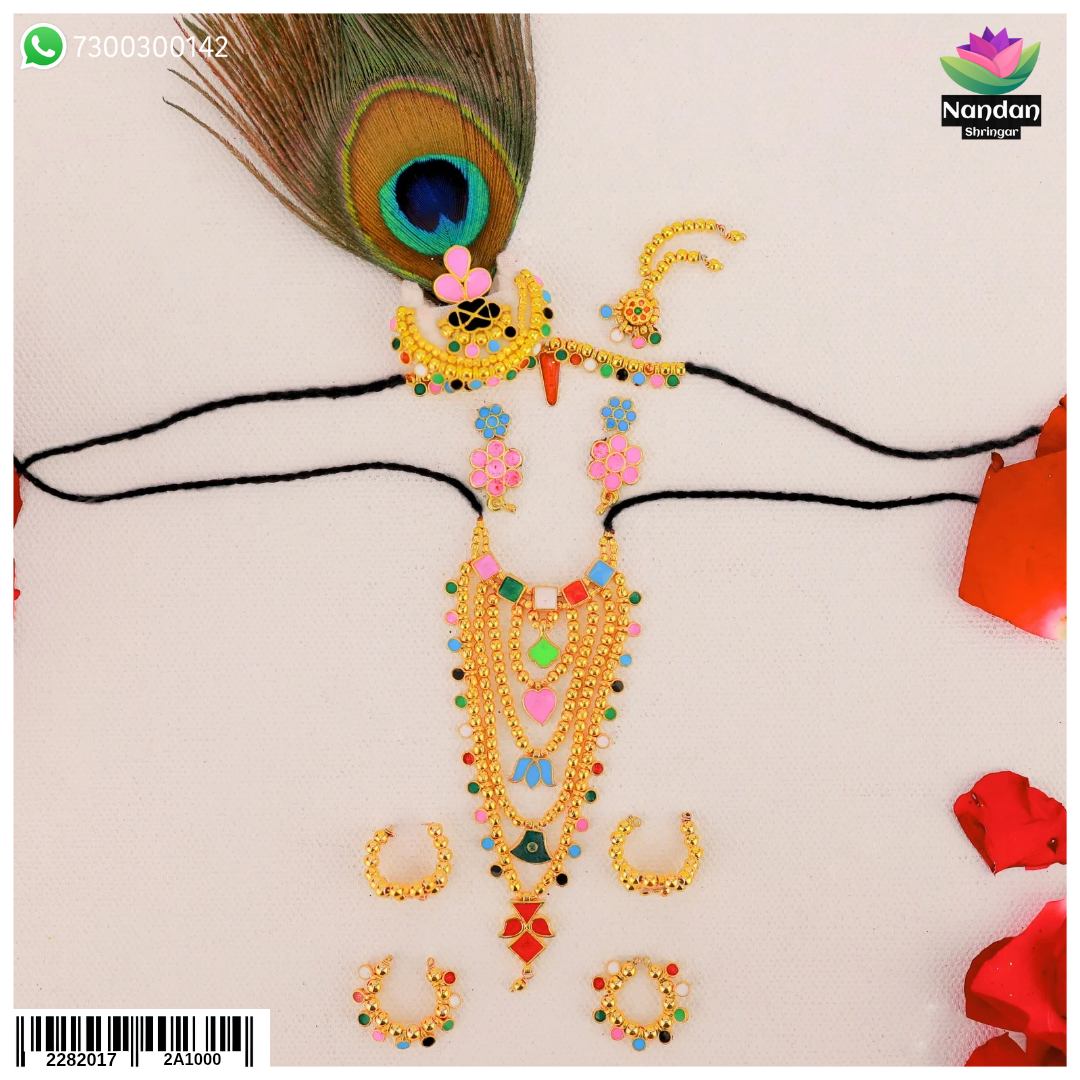 Meenakari Satrangi Holi Shringar