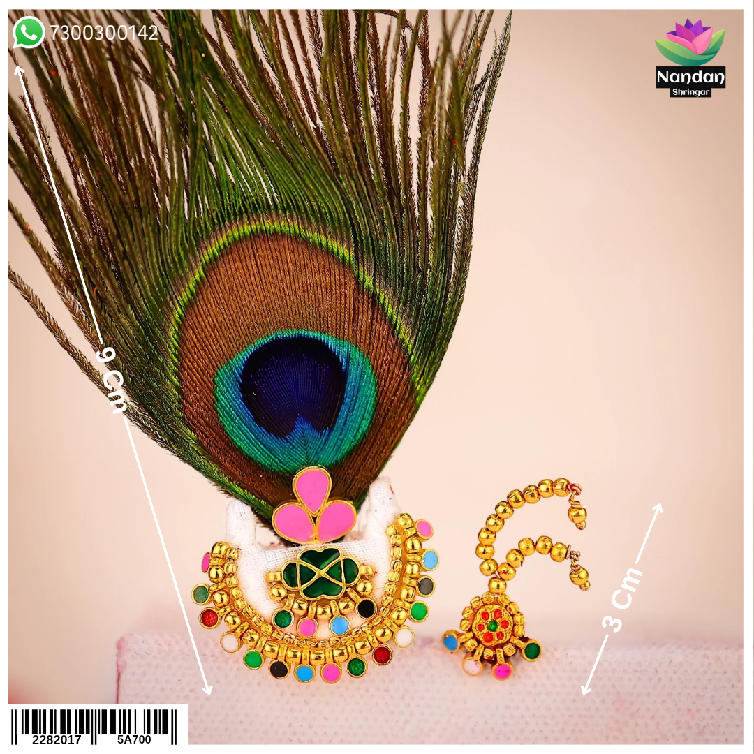 Meenakari Satrangi Chandrika And Soneri Shishfool