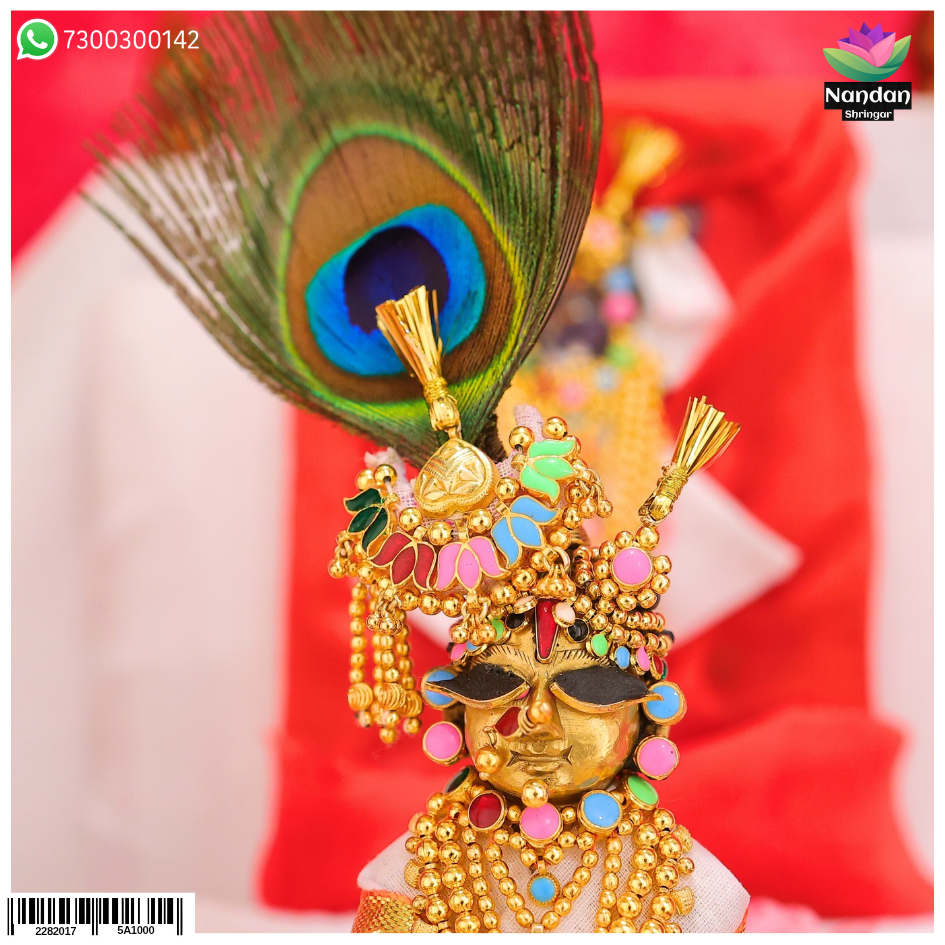 Meenakari Pachrangi Holi Shringar