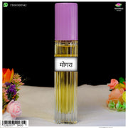 Nandanshringars Itra Spray Mogra 60 ML bottle with floral design, showcasing the Mogra scent and elegant packaging.