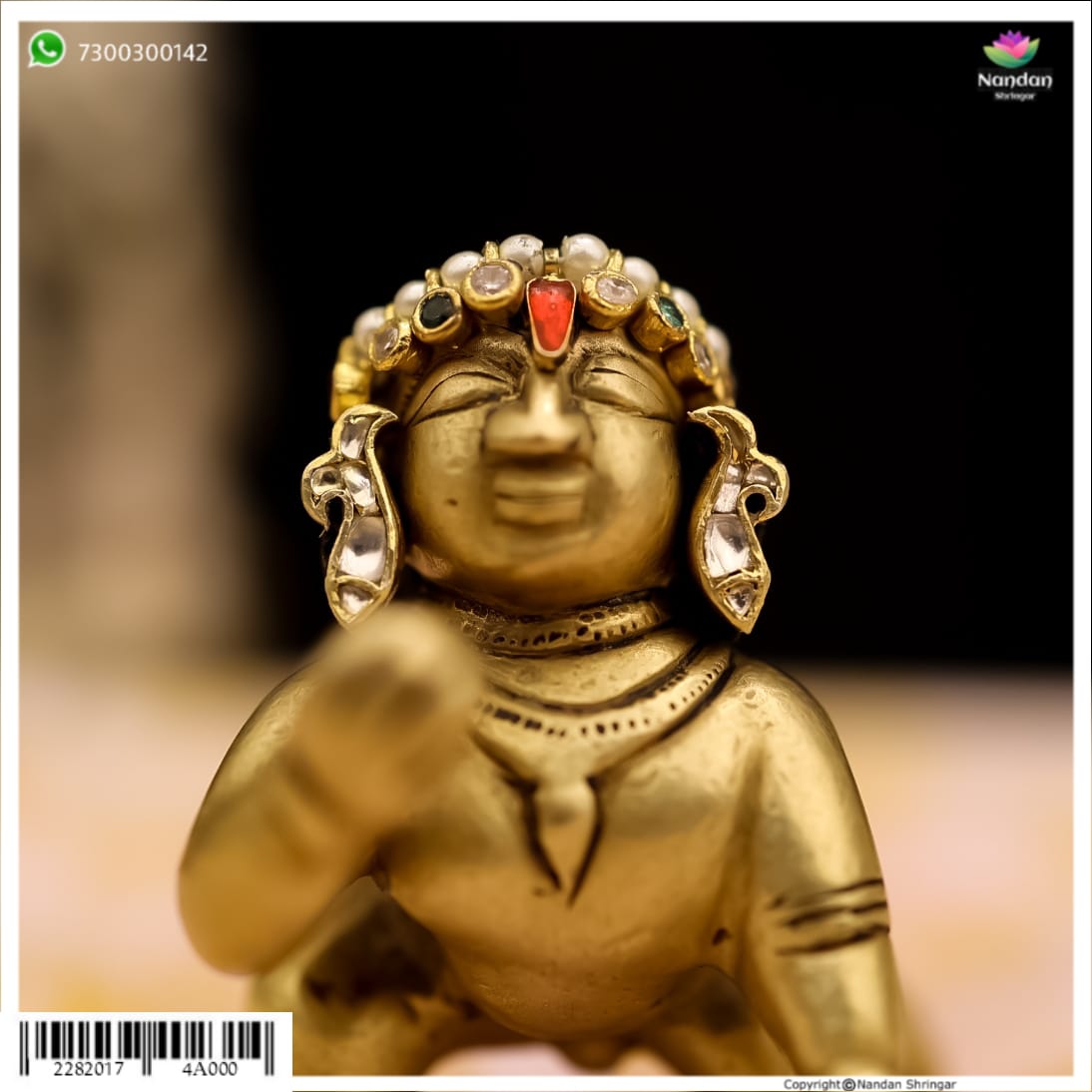 MatsyaKrit Kundal heera (Silver)