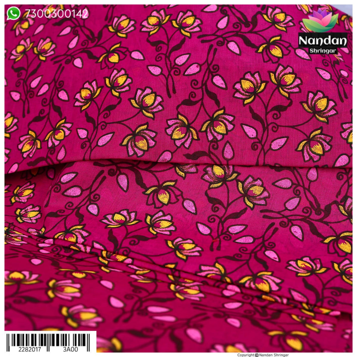 Kamal Print Vastra - pink