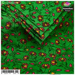 Kamal Print Vastra - green