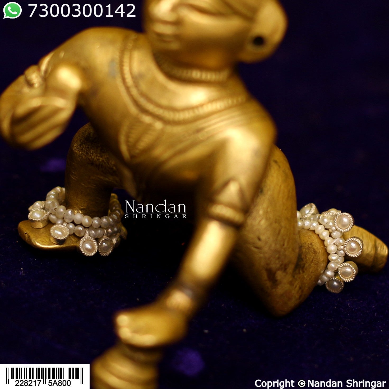 Real Pearl Nupur - (Silver)