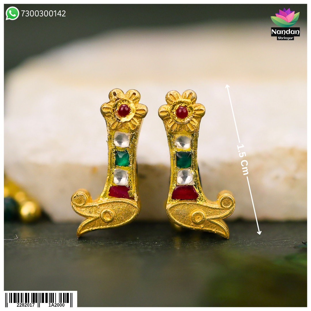 Jadaau MakraKrit Kundal - Milma (Silver)