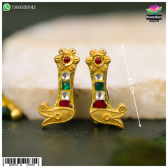 Jadaau MakraKrit Kundal - Milma (Silver)