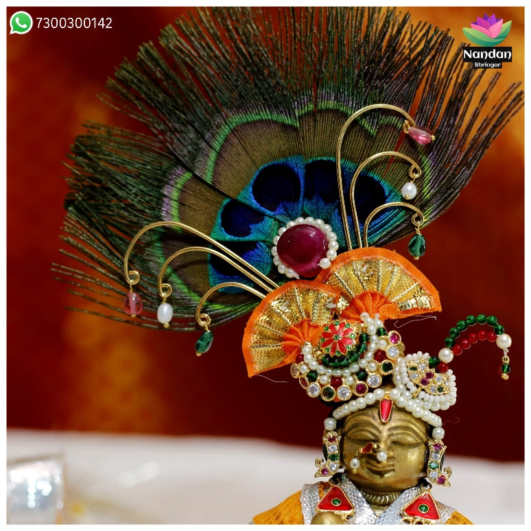 Janmashtami Special Milma Kulhe Jod With Shishfool - Design 2