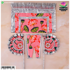 Kamal Print Pankha And Chira Odni - Pink [ Design 1 ]