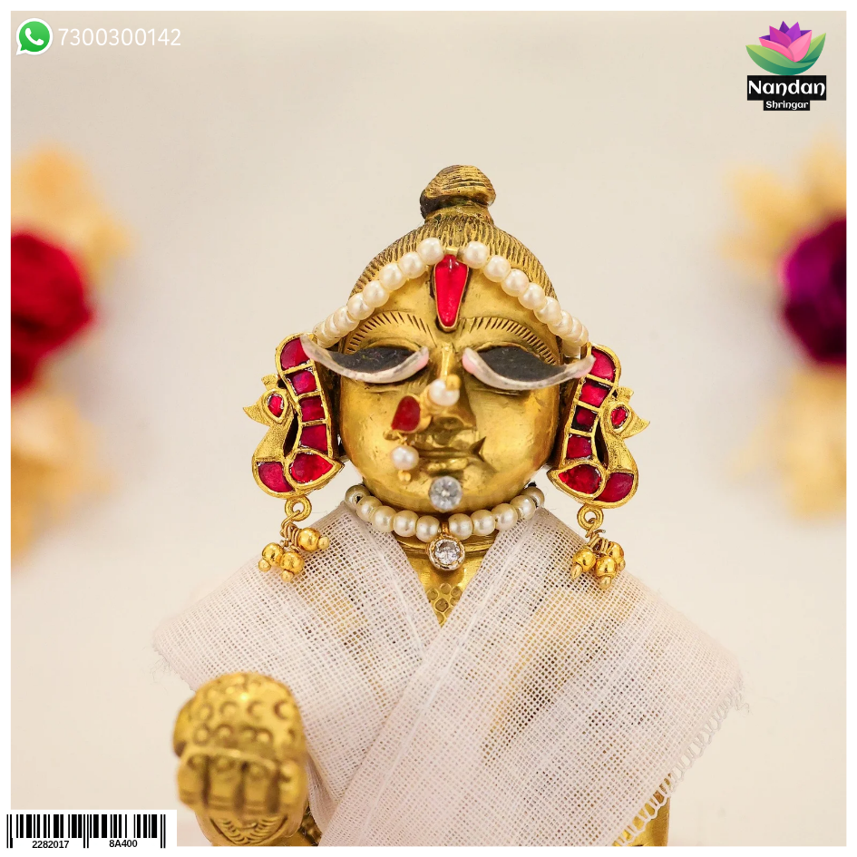 Mayurakrit jadaau kundal - Manek