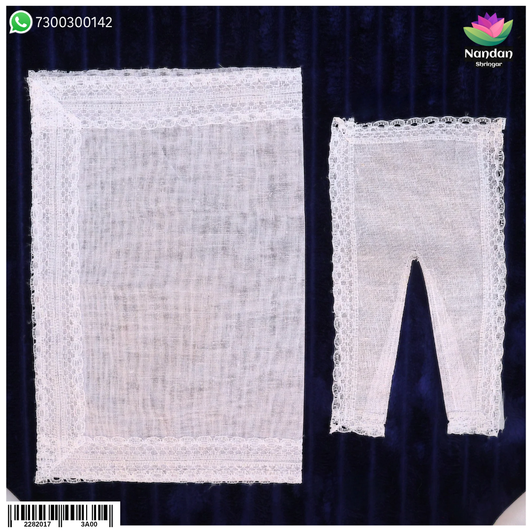 MalMal Chira Odhni - White