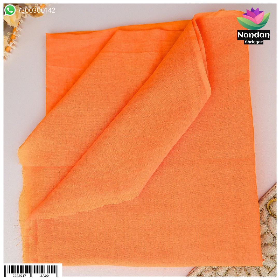 Malmal Vastra - Orange (Tapkiri)