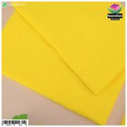 Yellow Malmal Vastra from Nandanshringars, showcasing lightweight, traditional Indian fabric with intricate designs.