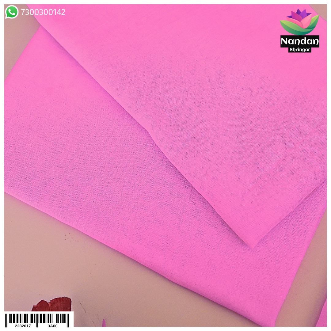 Malmal Vastra - Pink (Khaskhasi)