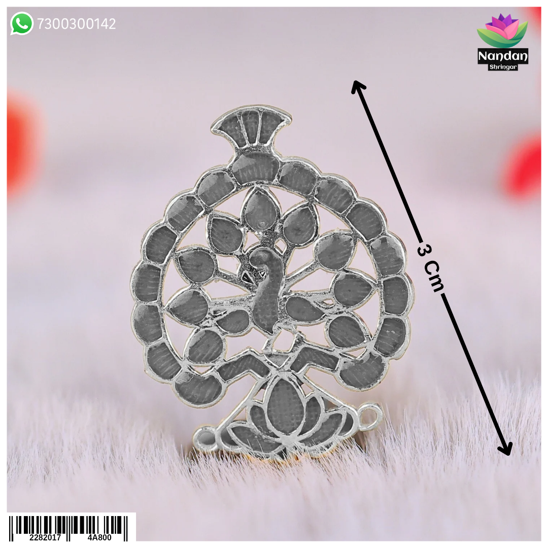 Meenakari Mukut - Pink (With Kiran)