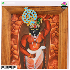 Laddu Gopal Meenakari Mukut Blue (Without Kiran)