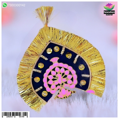 Meenakari Mukut - Pink (With Kiran)