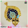 Meenakari Mukut - Blue (With Kiran)