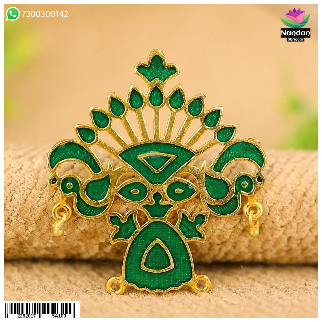Meenakari Tipara - Green