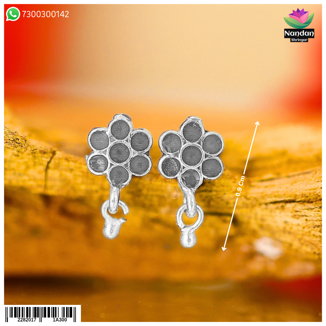 Meenakari Karnfool - Black