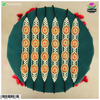 Meenakari Takiya Patte Set ( 10 Inch Gaadi Ji ) - Design 1
