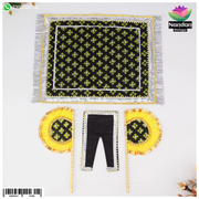 Hindola Special Combo [ Pankha And Chira Odhni ] - Black