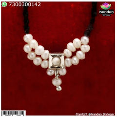 Gop Mala - Real Pearl (Silver)