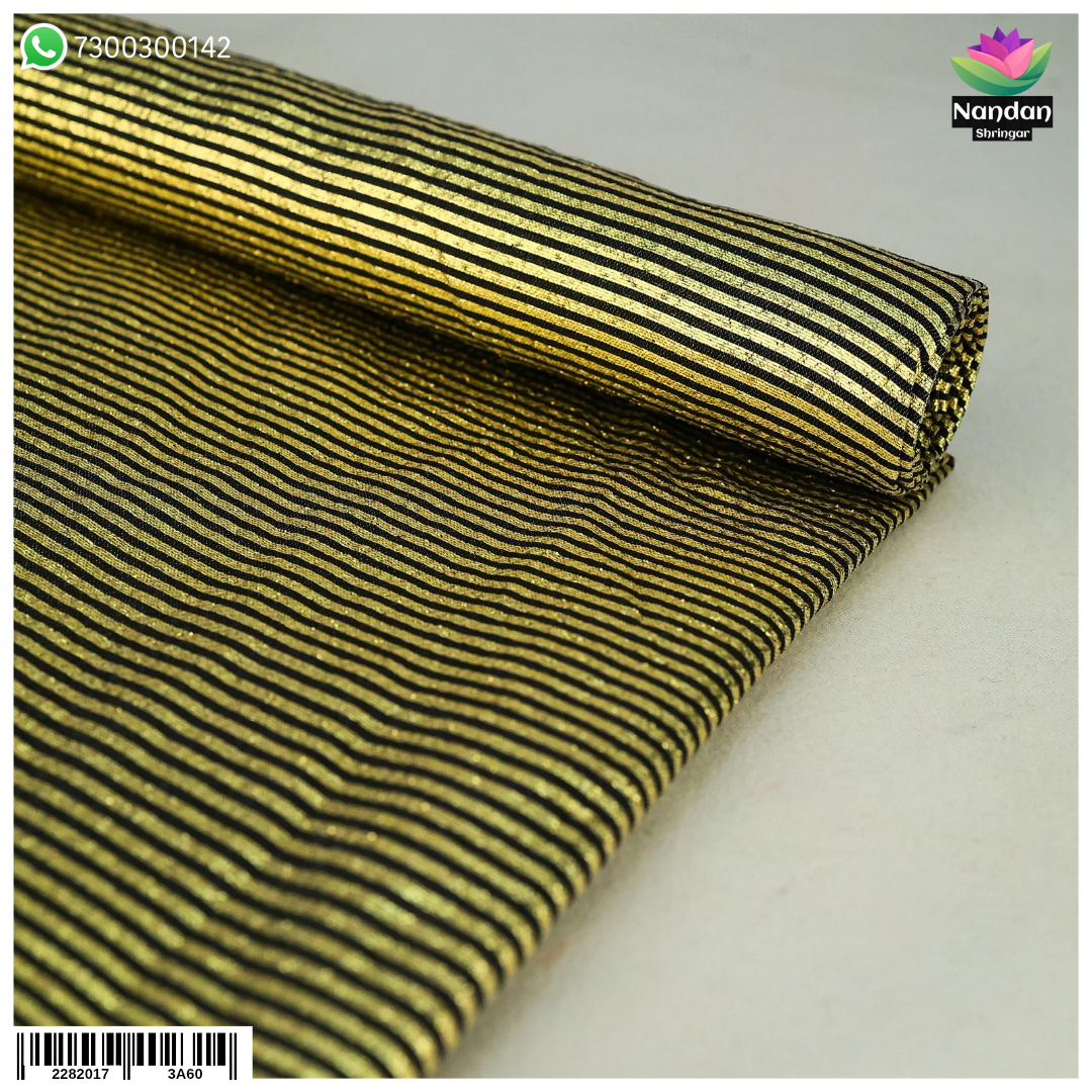 Taas Zari Vastra - Design 2 Black (Shyam)