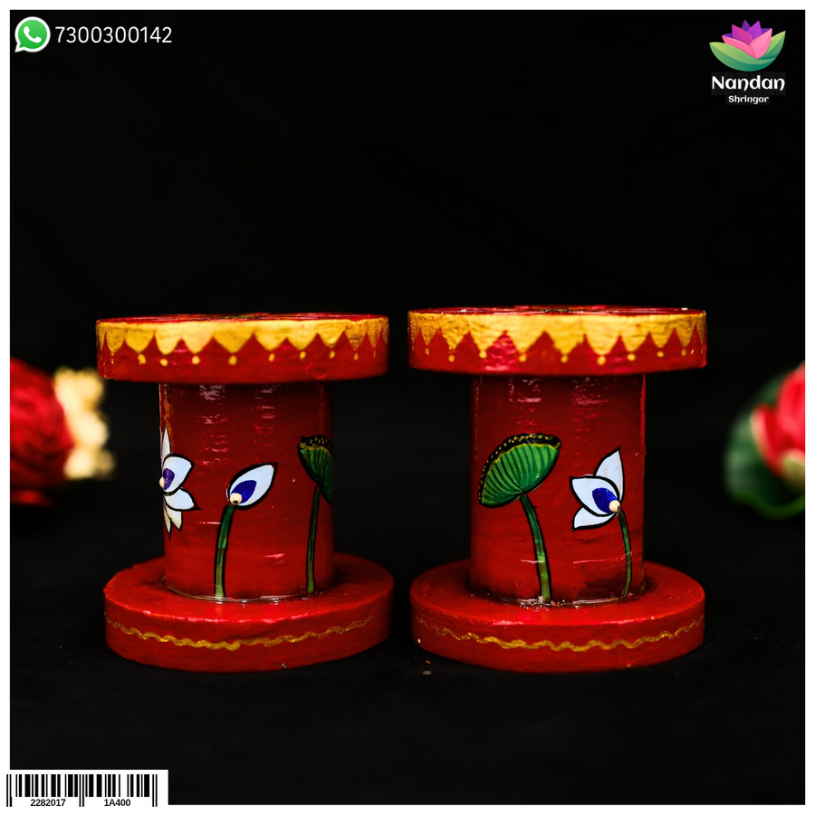 Kamal Padge Pair - Red