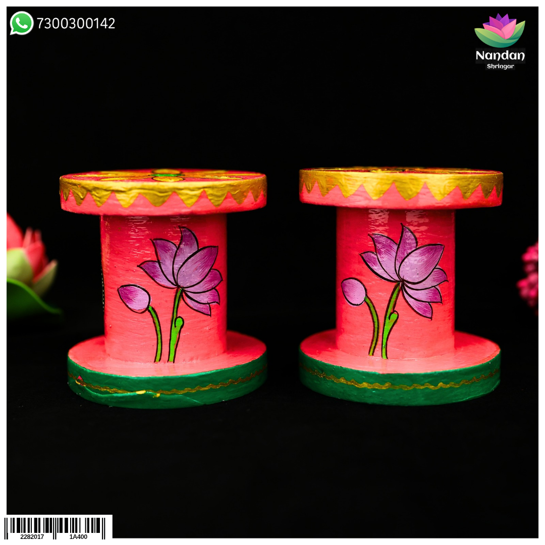 Kamal Padge Pair - Pink