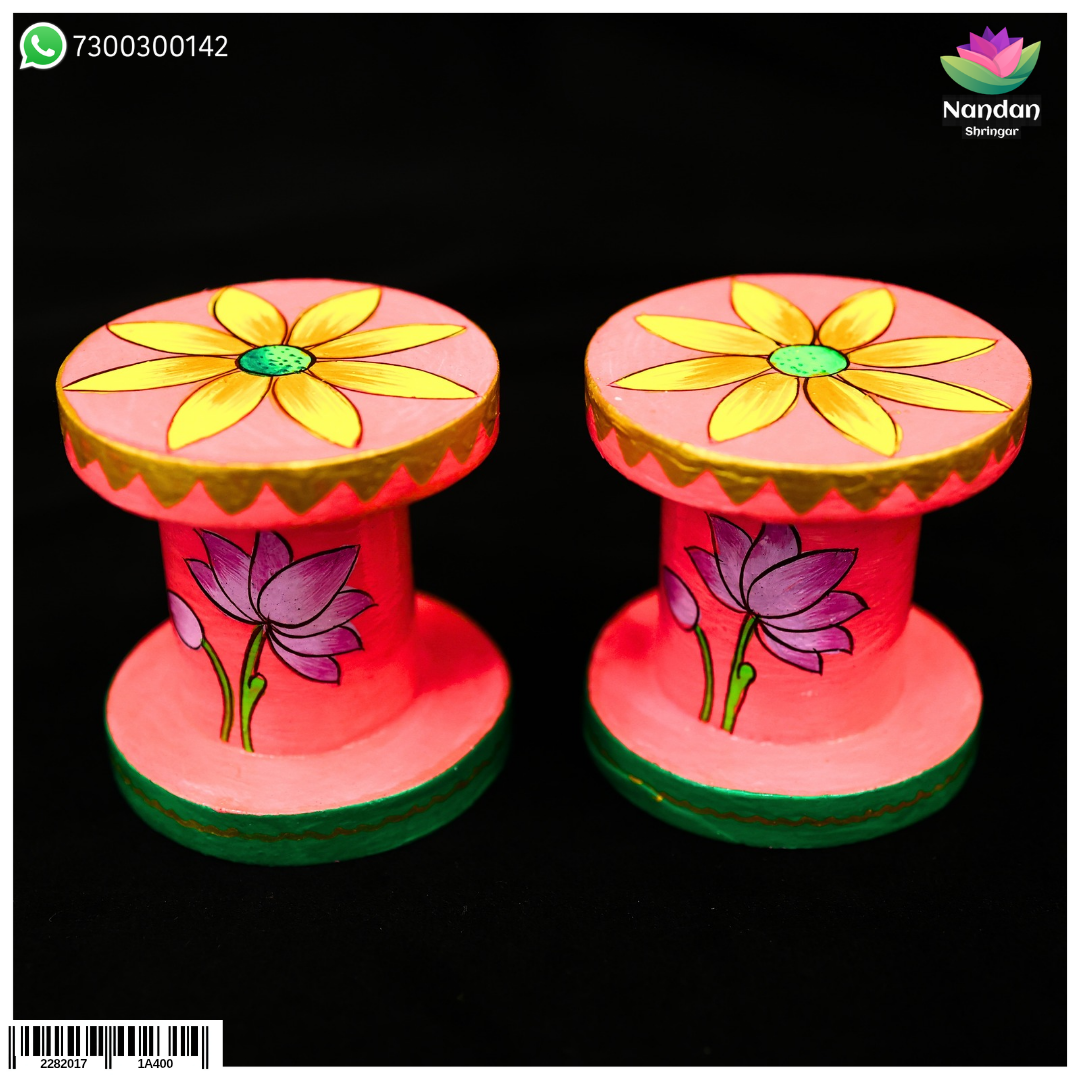 Kamal Padge Pair - Pink