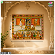 Hand-Painted Nand Mahotsav Pichwai
