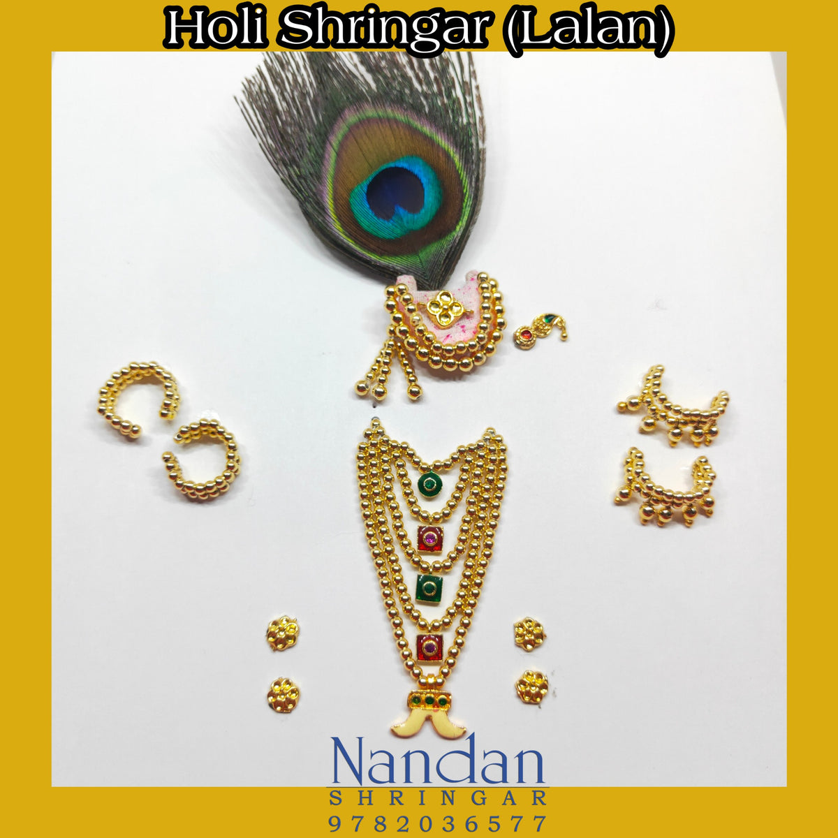 Holi Khel waghnakh malaji (full set for Lalan) - nandanshringar