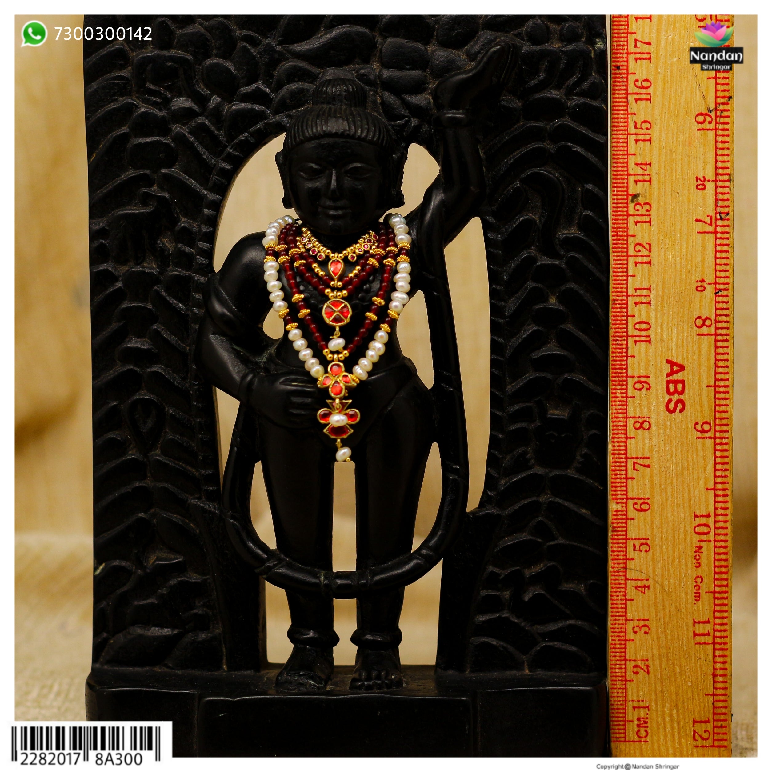 Manek Jadaau Haar - Silver