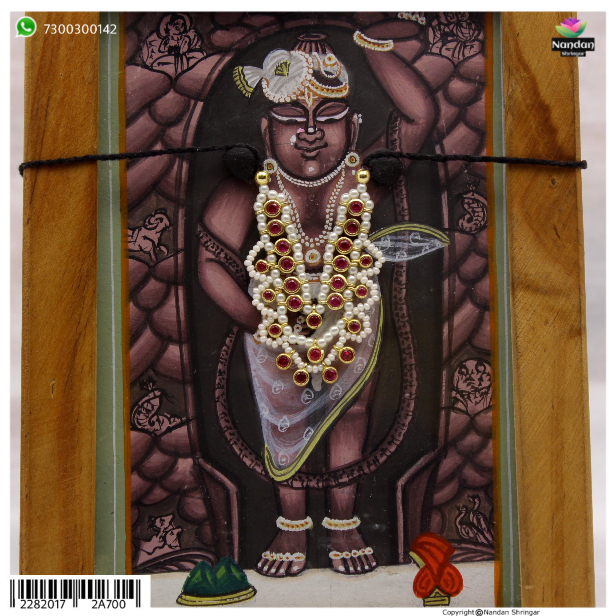 Con Manek Manek Haar - Silver Nandan Shringar Nathdwara – nandanshringar