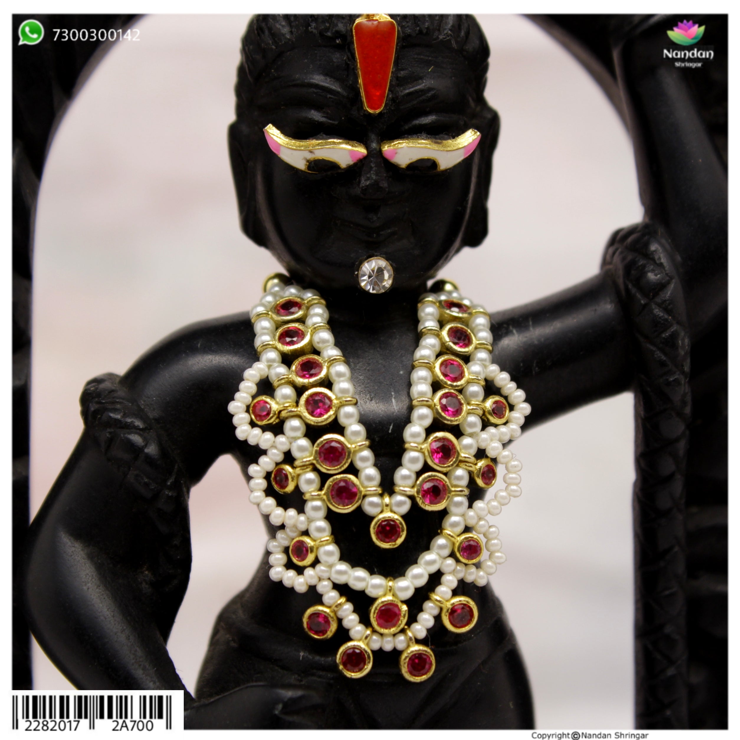 Con Manek Manek Haar - Silver Nandan Shringar Nathdwara – nandanshringar