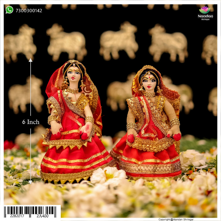 Cloth Gopi Set One Pair - 6 Inch