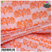 Nandanshringars Chandan Chapa Vastra with intricate traditional designs, displayed flat showcasing its detailed craftsmanship.