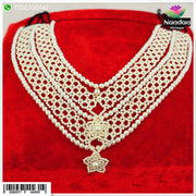 Nandan Shringar Moti Gaadi Mala Design 2 with intricate beadwork and traditional Indian jewelry style, displayed on a neutral background.