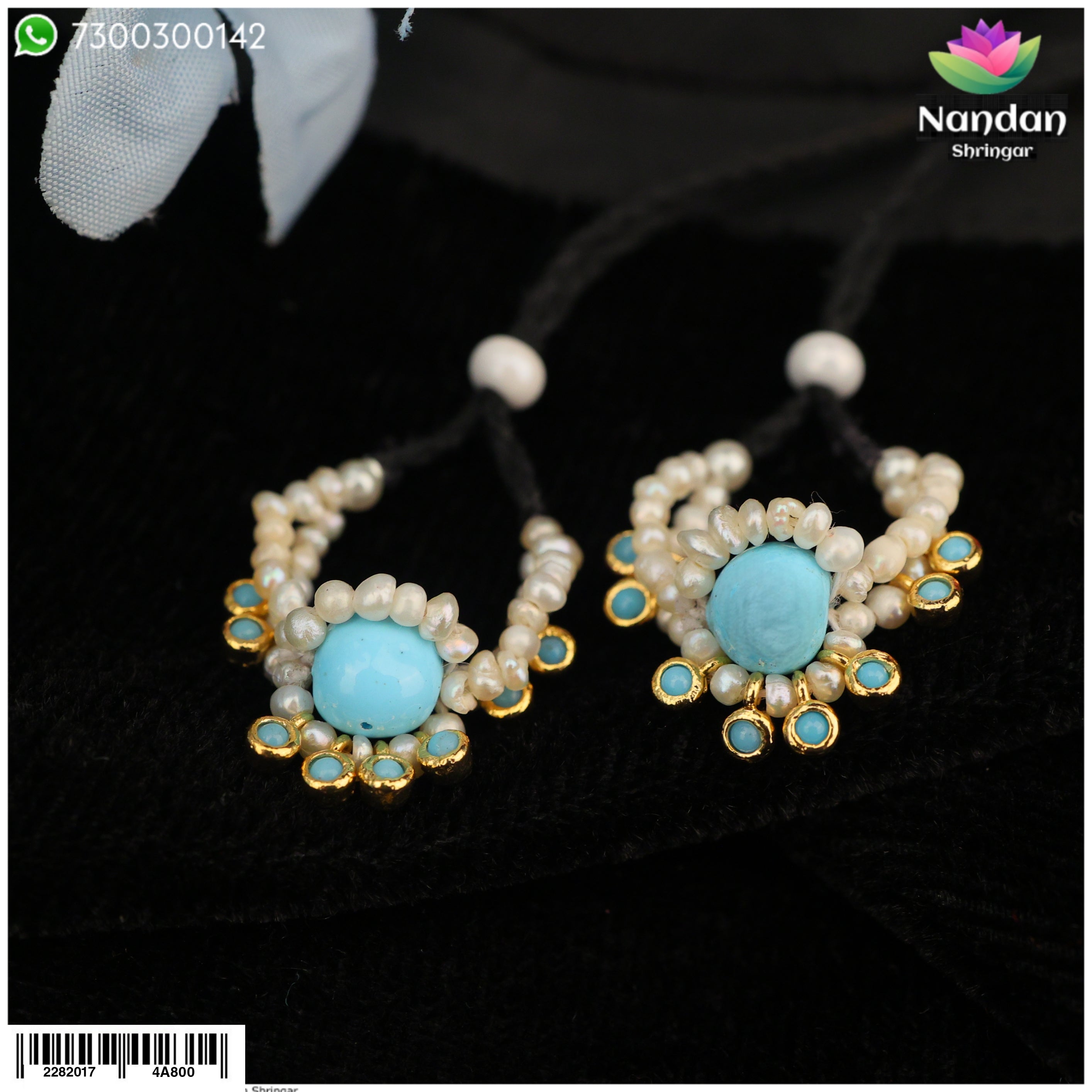 Nupur - Firozi (Silver)