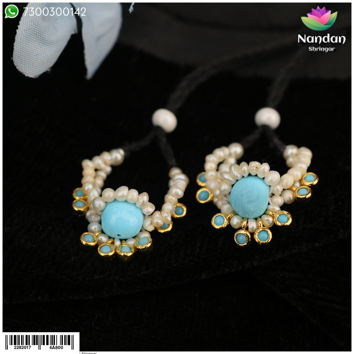 Nupur - Firozi (Silver)