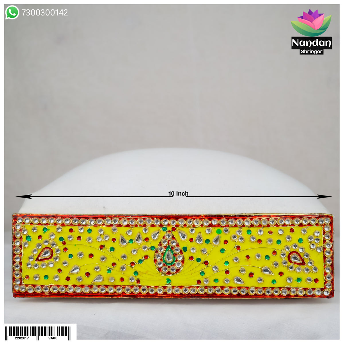 Meenakari Gaadi Mohra 10 Inch
