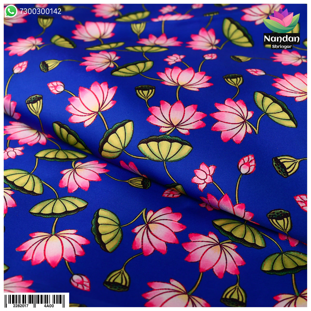 Kamal Print Vastra - Blue