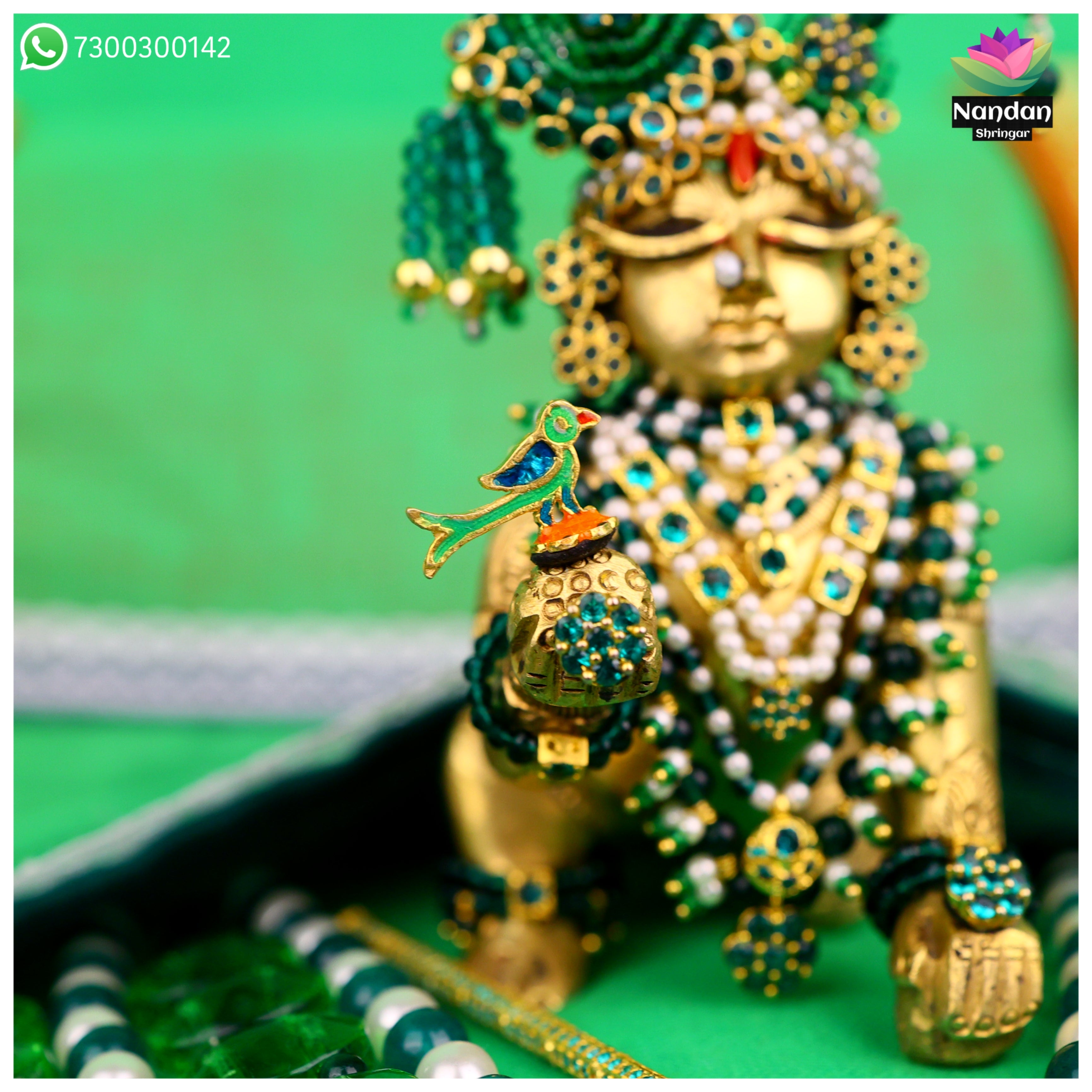 Hariyali Amavasya Special Panna Ko Shringar