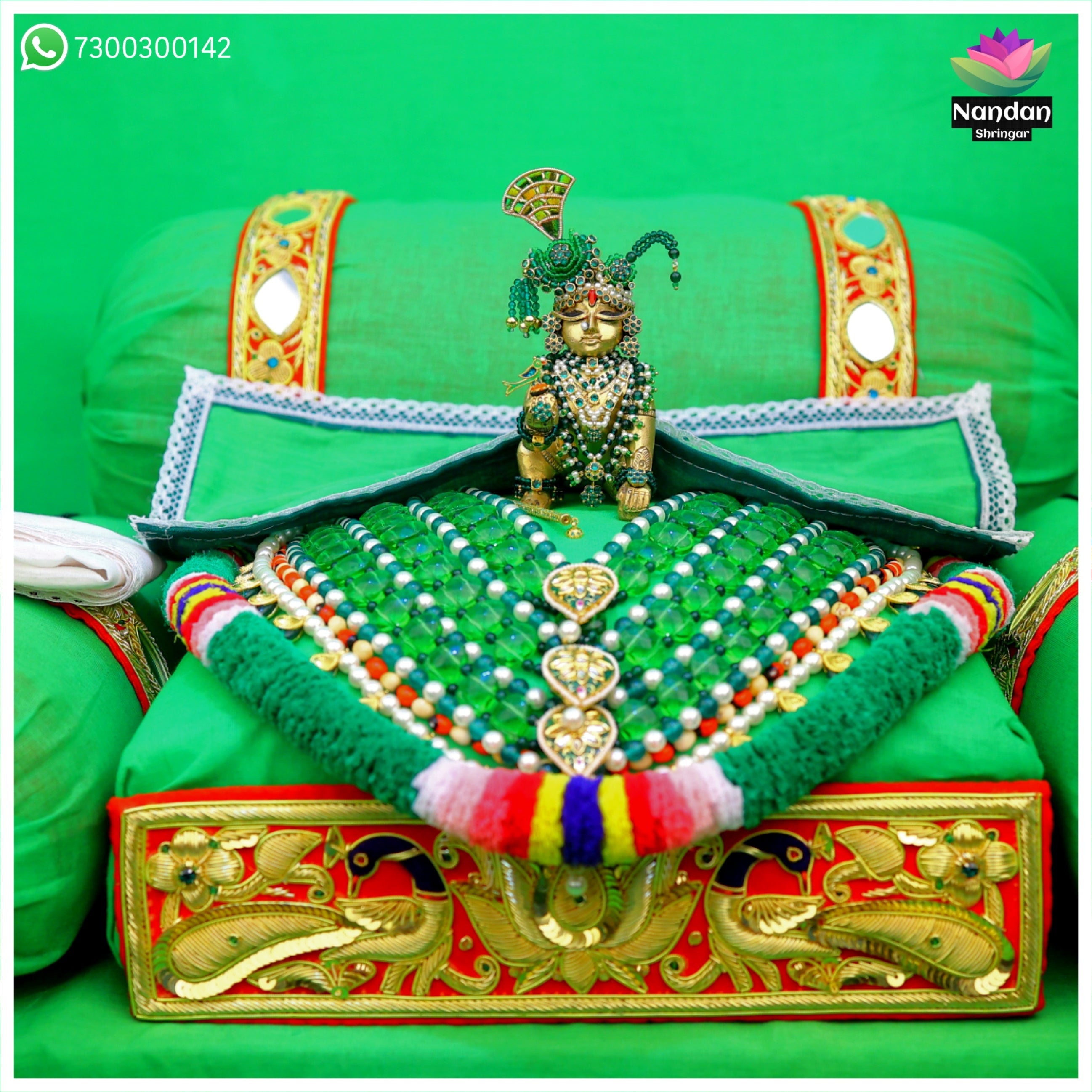 Hariyali Amavasya Special Panna Ko Shringar