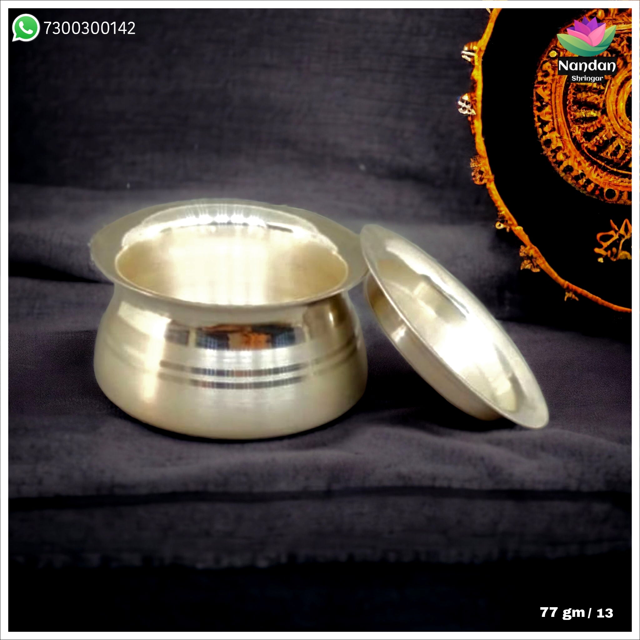 Makhan Haandi - Fine Silver