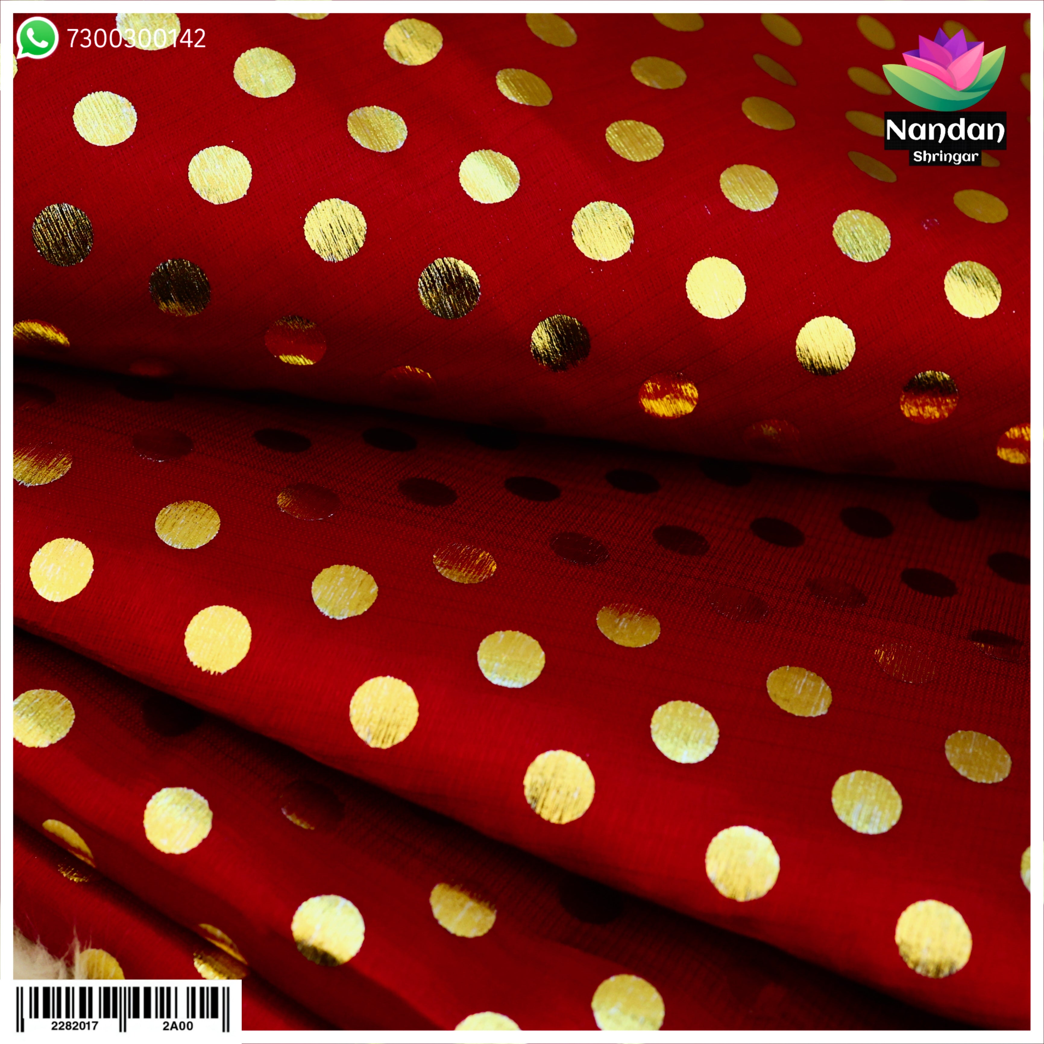 Zari Chap Vastra - Maroon