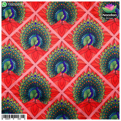 Mayur Nritya Vastra - Red