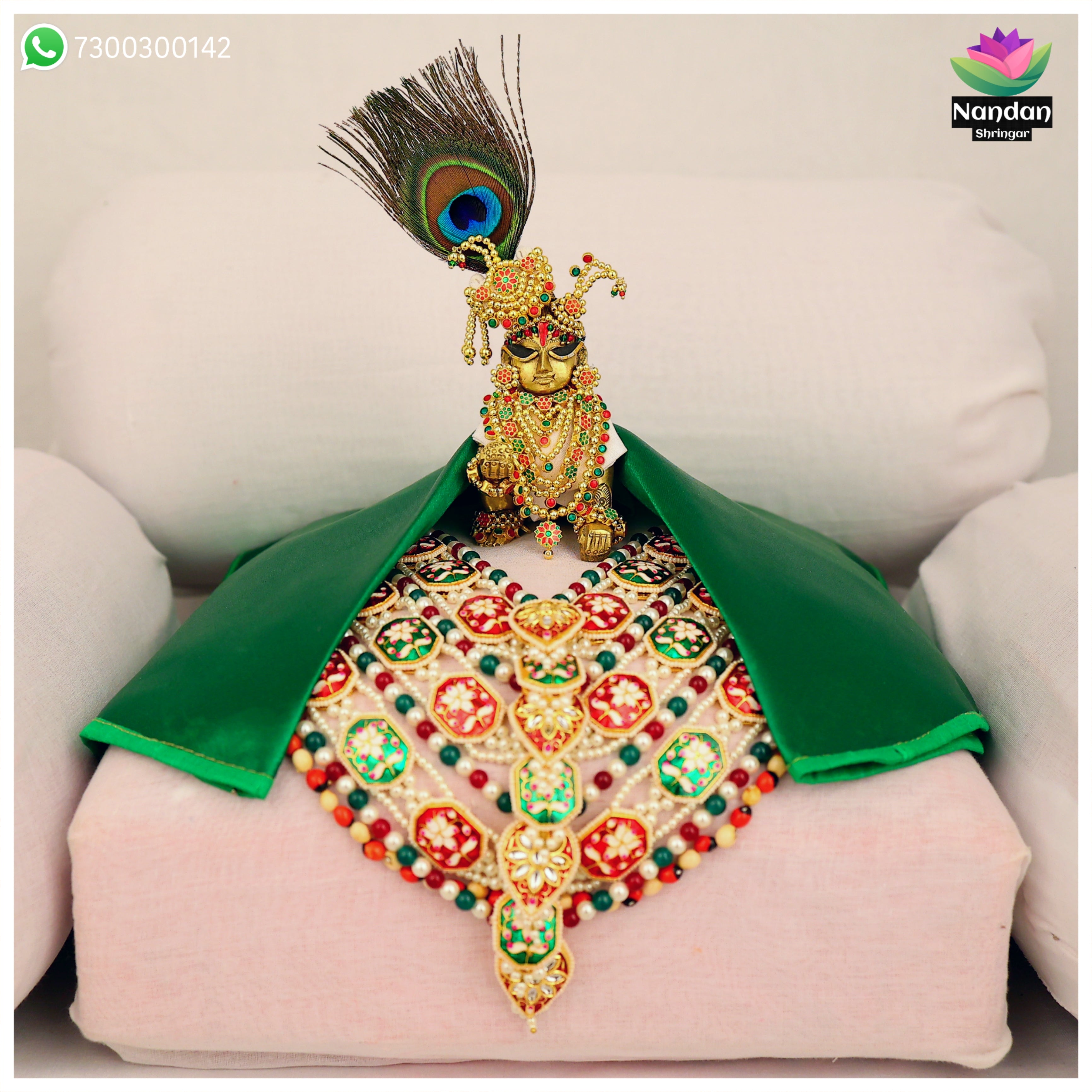 Vasant Panchami Ko Shringar - (Meenakari)
