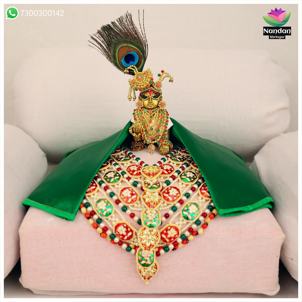Vasant Panchami Ko Shringar - (Meenakari)